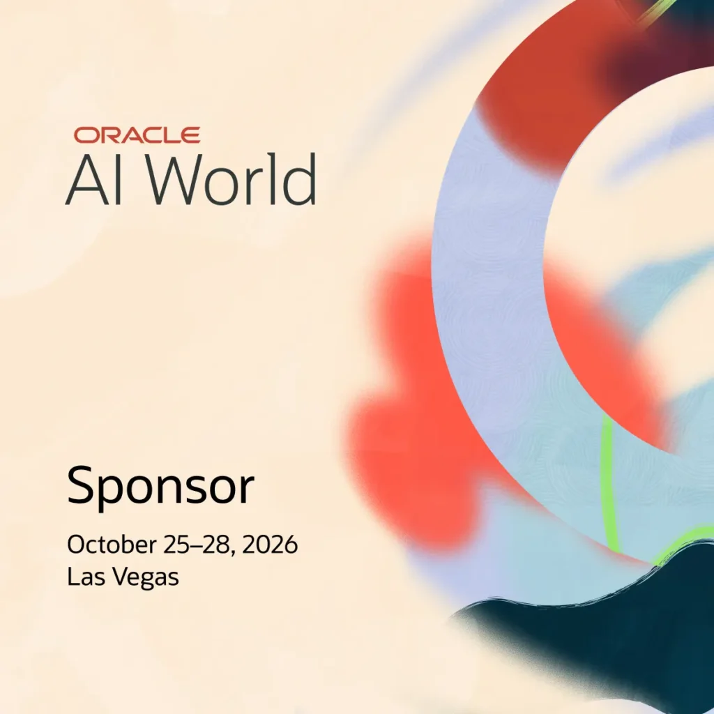 Oracle AI World 2026 — Sponsor, October 25–28, 2026, Las Vegas